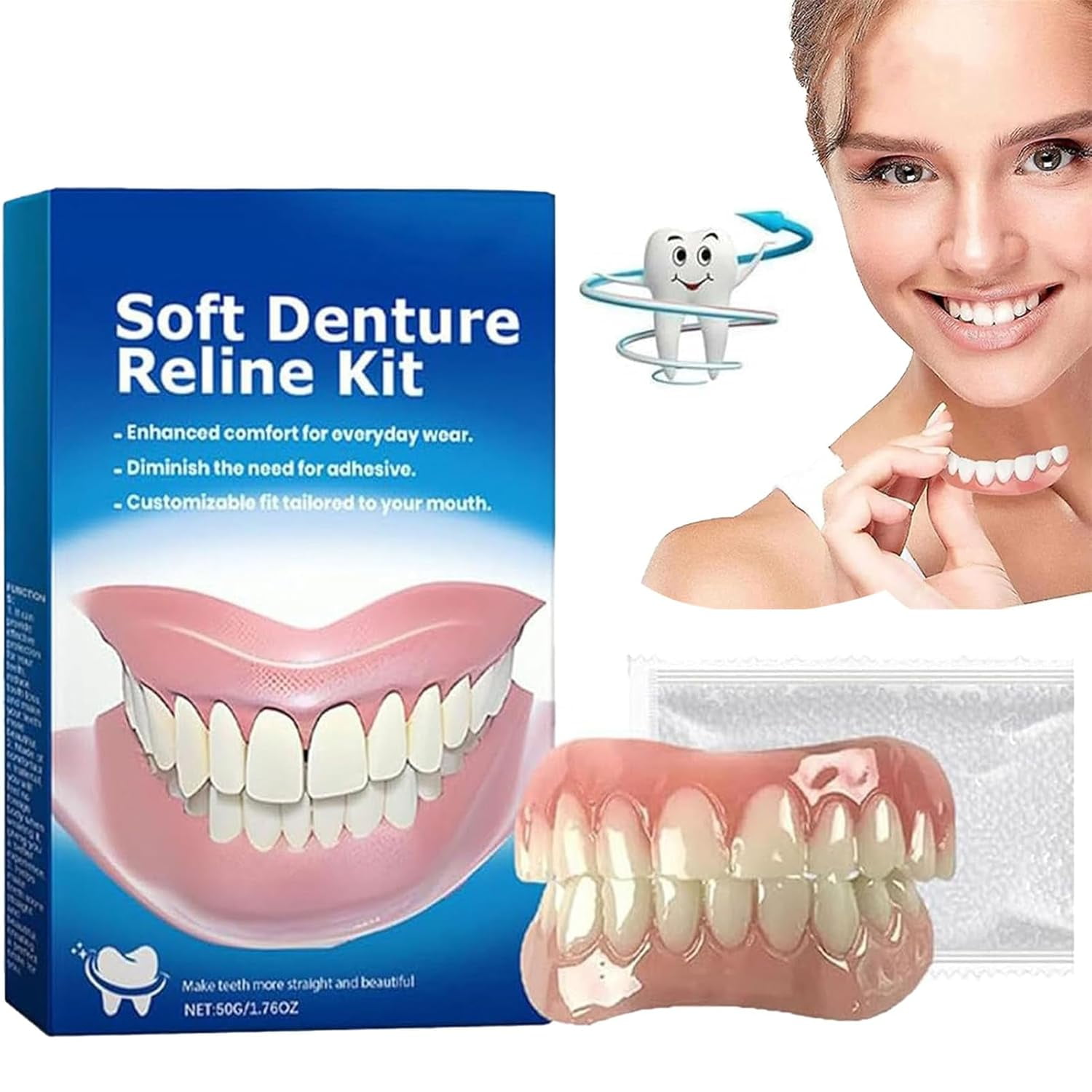 Jeremytis Soft Denture Reline Kit, Jeremytis Soft Denture Kit