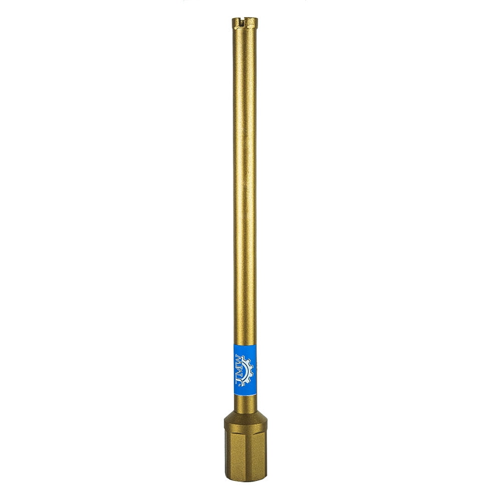 Jeremywell 1" (25mm) Diamond Wet Drill Core Bit for Concrete, Granite, Brick Block, #30/40 Diamond Grits, 1-1/4"-7 Threaded, Height 17"