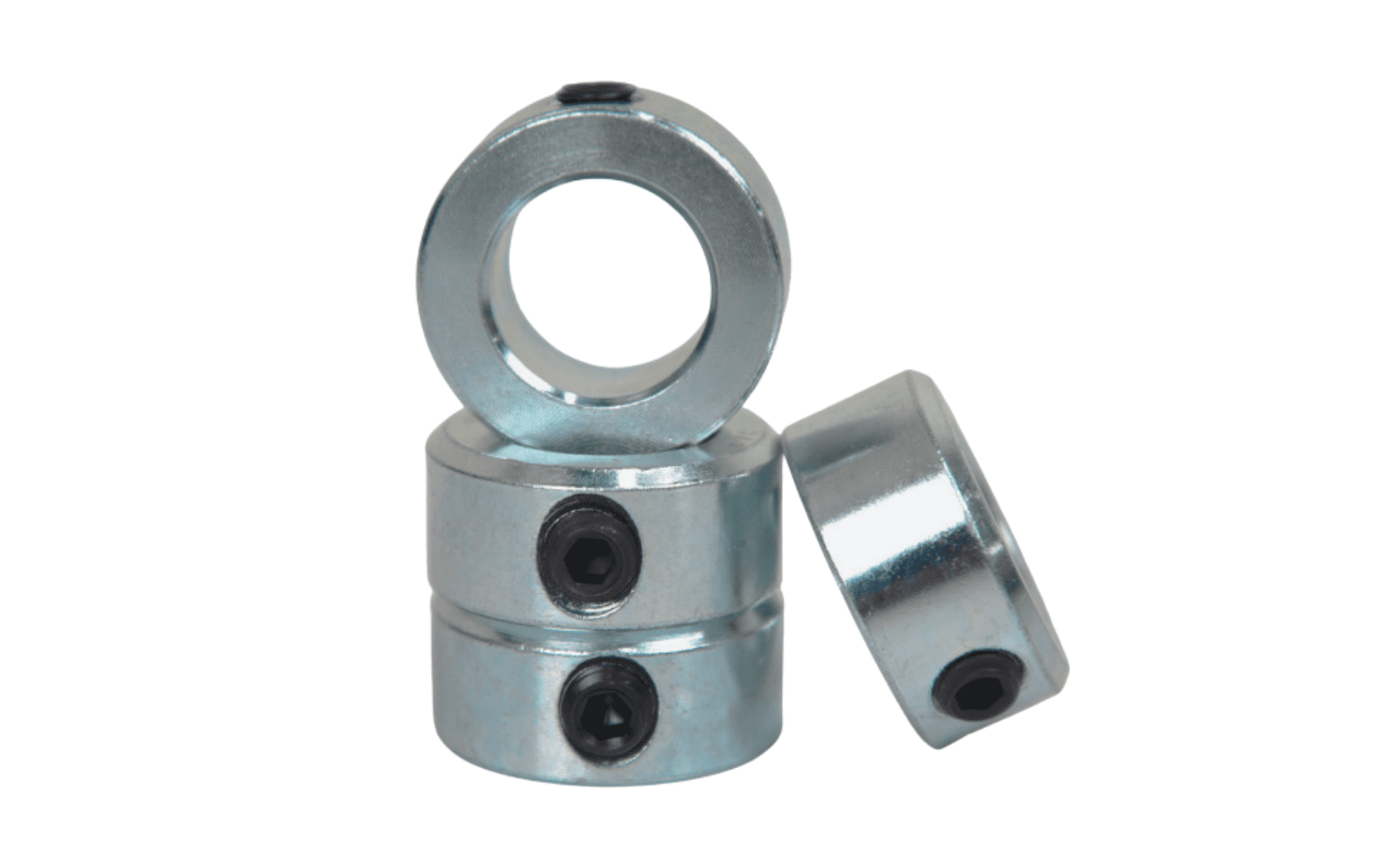 15/16 Inch Solid Shaft Stop Collar (25 Pack) – Set Screw Style, Zinc Plated By Summit Collars