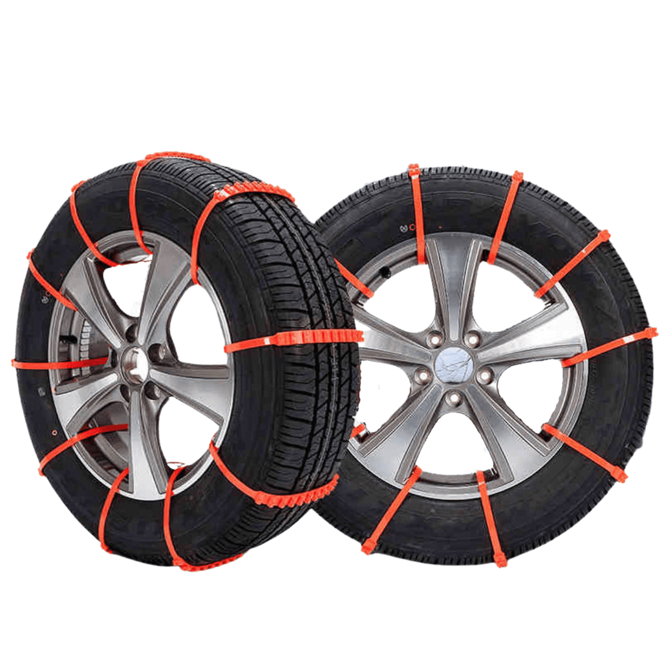Generic 5 PCS/Set Car Universal Mini Plastic Winter Tyres Wheels Snow Chains  for Cars/SUV Car-Styling Anti-Skid Autocross Outdoor : : Car &  Motorbike