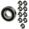 thumbnail image 2 of (2) 6206-2RS C3 EMQ Premium Sealed Ball Bearings – 30x62x16, ABEC-3, By HCH 2 of 5