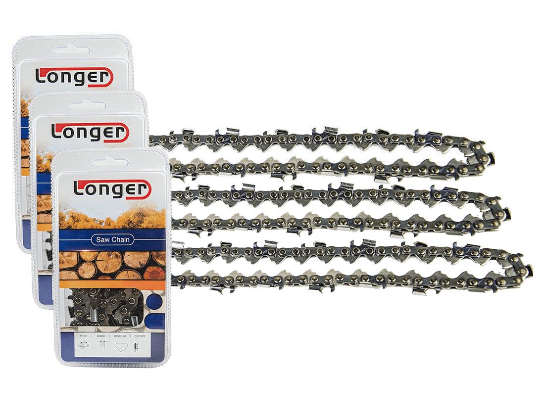 Jeremywell 16inch 3/8" LP 0.050'' Chainsaw Chain, 57 Drive Links, Echo