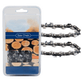 thumbnail image 1 of Jeremywell 16 Inch R56 Chainsaw Chain Blade 56 Drive Links Fits 3/8" LP Pitch 0.043'' Gauge Semi Chisel Sawchain Husqvarna, Poulan, Greenworks, Dewalt (2 PACK), 1 of 4
