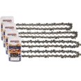 thumbnail image 1 of Jeremywell 18 Inch Full Chisel Chainsaw Chain Blade 68 Drive Links 0.325'' Pitch 0.063'' Gauge Fits Stihl (4 Pack), 1 of 6