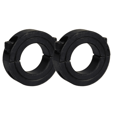4 PCS 2-1/2 Inch Bore Double Split Shaft Collar - Black Oxide Set Screw Style - SUMMIT COLLARS