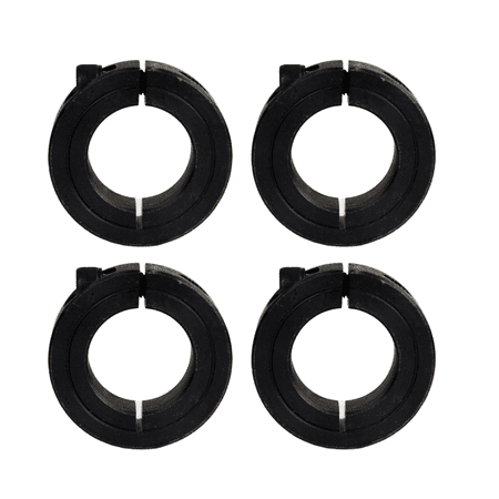 Jeremywell 2" Bore Single Split Set Screw Shaft Collar OD 3" Width 11/16" (4 PCS)