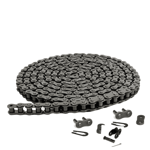 Jeremywell #35 Roller Chain 5 Feet (159 Links) + 2 Master and 1 Offset Links for Go Karts, Mini Bikes, Motorcycles, Dirt Bike and Industrial Machinery
