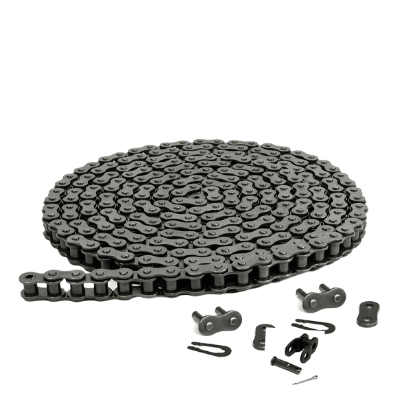 Jeremywell #35 Roller Chain 5 Feet (159 Links) + 2 Master and 1 Offset Links for Go Karts, Mini Bikes, Motorcycles, Dirt Bike and Industrial Machinery