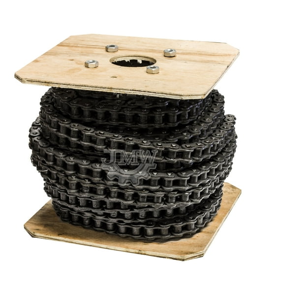 Jeremywell #35 Roller Chain 50 Feet + 5 Master Links for Go Karts, Mini Bikes, Motorcycles, Dirt Bike and Industrial Machinery