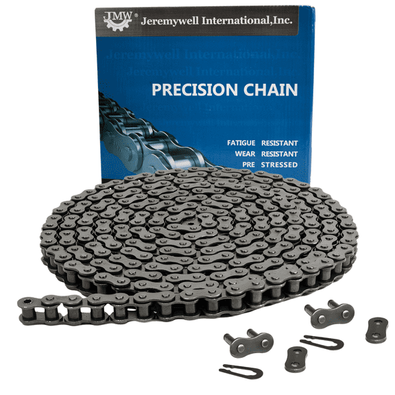 Jeremywell #35H Heavy Duty Roller Chain 10 Feet + 2 Master Links