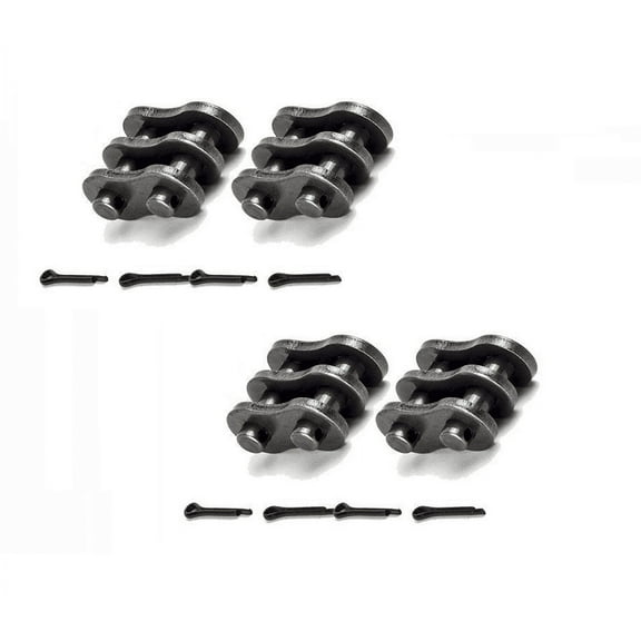 Jeremywell 4 PIECES BL1034 Leaf Chain, Connecting Links, For Forklift Chain, ANSI Standard