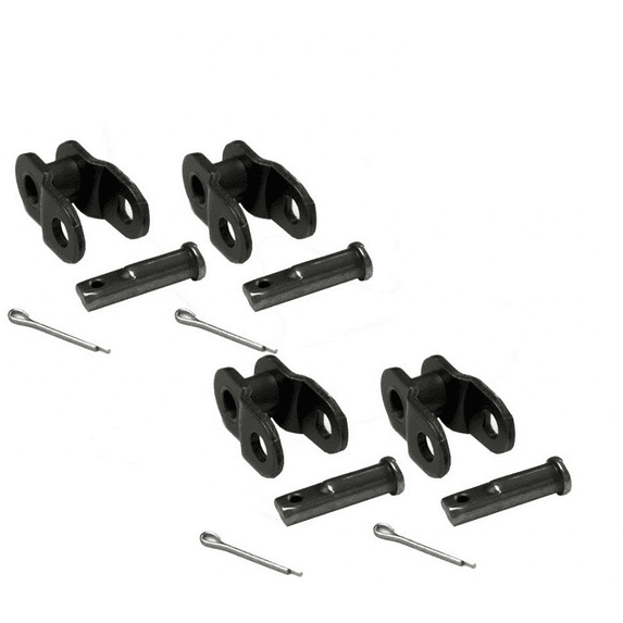 Jeremywell 4-PIECES Offset Link #40, 1/2 Link / Half Link / Crank Link