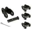 thumbnail image 1 of Jeremywell 4PCS Offset Link 80H 1/2 Link,  Half Link, Crank Link, Spring clip type
Durable for heavy loads, 1 of 4