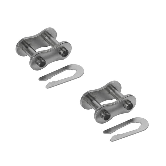 Jeremywell 50NP Nickel Plated Roller Chain Connecting Link (2PCS)