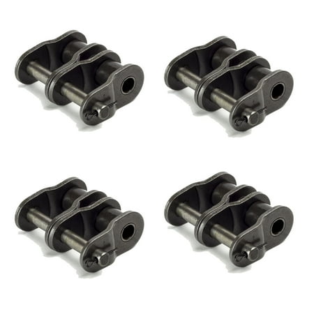 Jeremywell 80-2 Double Strand Roller Chain Offset Link (4PCS)