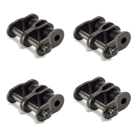 Jeremywell 80-2 Double Strand Roller Chain Offset Link (4PCS)