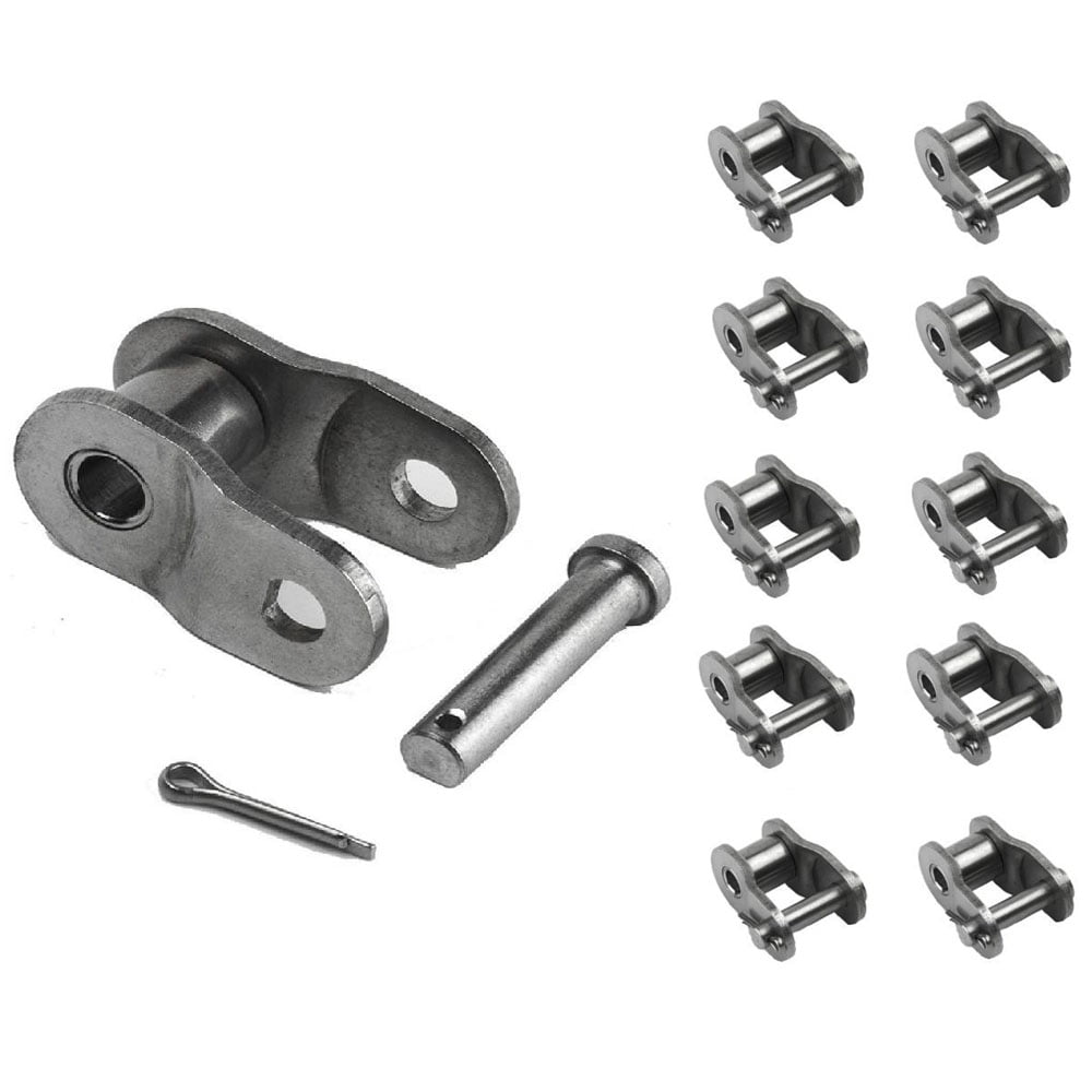 Jeremywell 80 SS Stainless Steel Roller Chain Offset Link (10PCS ...
