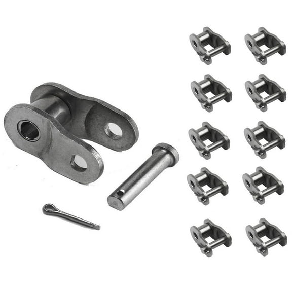 Jeremywell 80 SS Stainless Steel Roller Chain Offset Link (10PCS)