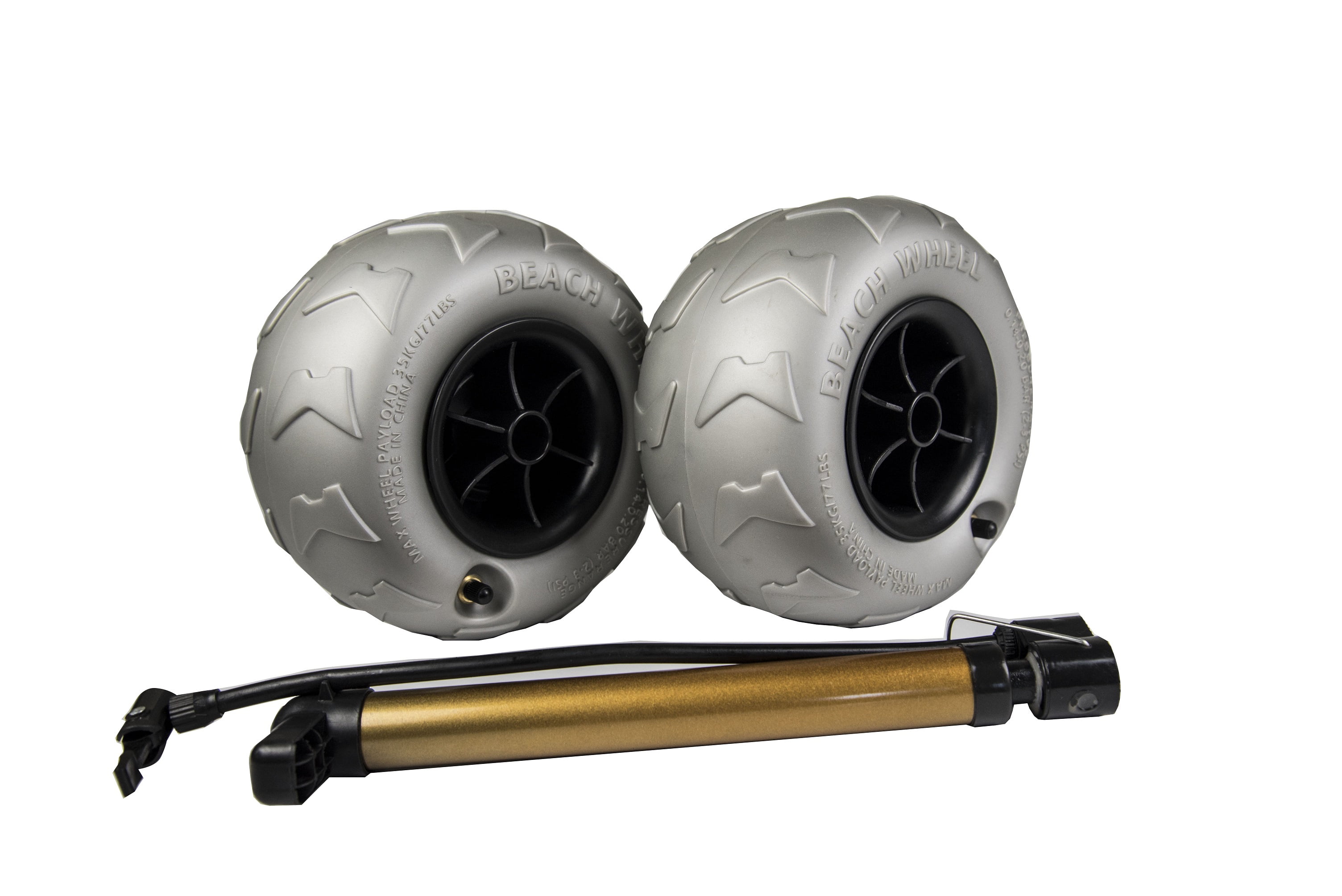 Jeremywell 9" Big Balloon Beach Wheels/Sand Tires (2PCS) Replacement