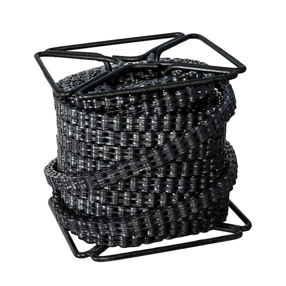 Jeremywell BL634 Leaf Chain 100 Feet for Forklift Masts,Hoisting with 10 Connecting Links