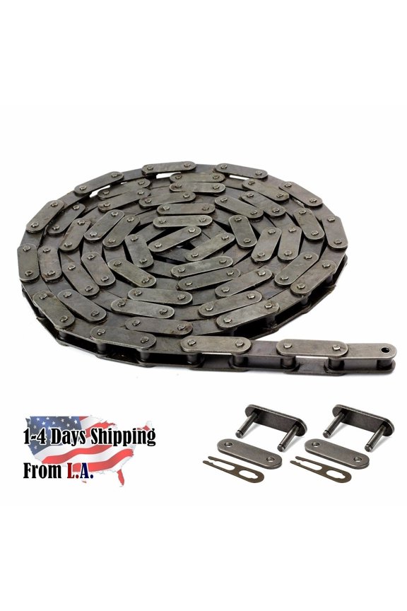 C2050 Conveyor Roller Chain 10 Feet with 1 Connecting Link