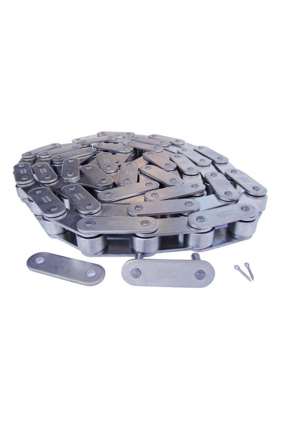 C2122HSS Stainless Steel Conveyor Chain 10 Feet Heavy Duty with Connecting Link