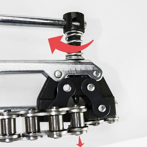Jeremywell Roller Chain Tools Kit Fits #60#80#100 Roller Chain, Chain Holder/Puller + Breaker/Cutter