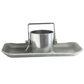 Jeremywell Trailer Jack Foot Plate 5000 lbs Capacity With Pin Base for A-Frame Boat RV Camper Removable