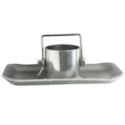 Jeremywell Trailer Jack Foot Plate 5000 lbs Capacity With Pin Base for A-Frame Boat RV Camper Removable