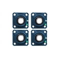 thumbnail image 1 of Jeremywell UCF209-28 Pillow Block Bearing (4 Pack), 1-3/4 inch Bore, 4-Bolt Flange Mounted, Solid Base, Self-Alignment, Sqaure, 1 of 7