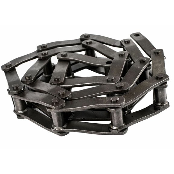 Jeremywell WH124H Welded Steel Mill Chain, 10FT Heavy Duty Heat Treated Pins Riveted