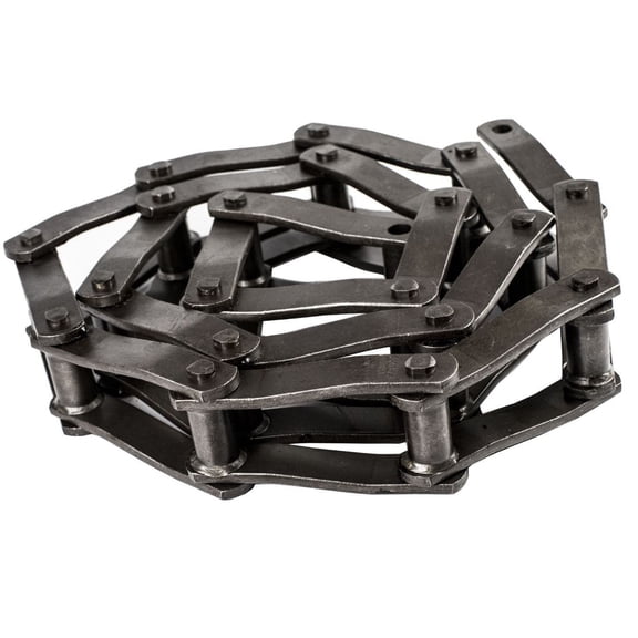 Jeremywell WH155 Welded Steel Mill Chain, 10FT Heat Treated for Increased Durability, Pins Riveted