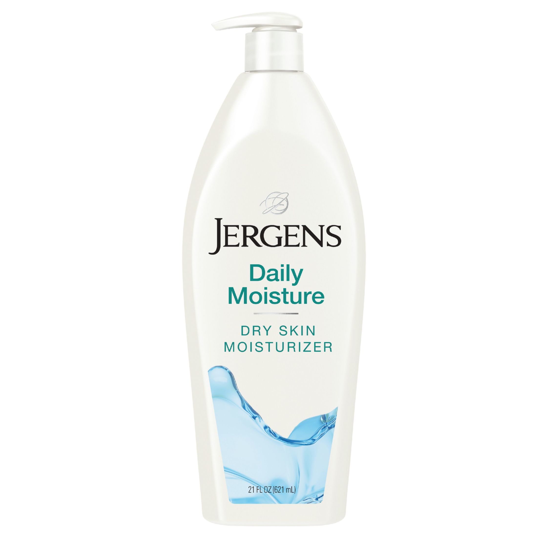 Jergens Daily Moisture Body Lotion With Hydralucence Blend, Dry Skin Moisturizer, 21 Fl Oz - image 1 of 11