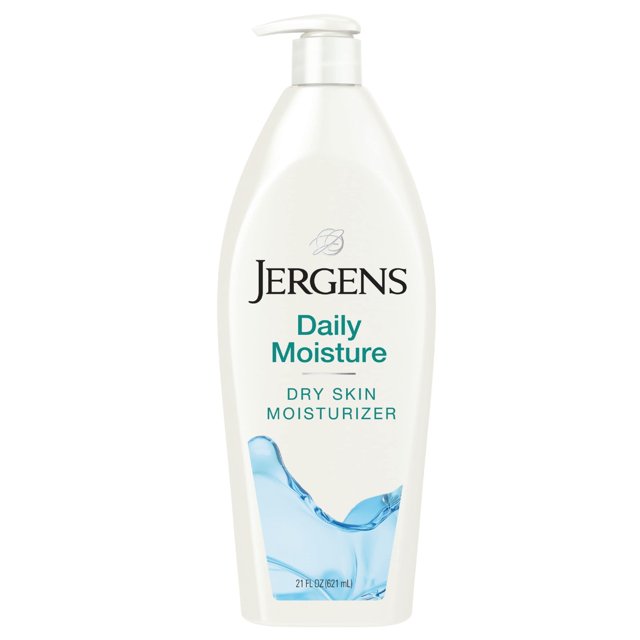 Jergens Daily Moisture Dry AIF4 Skin Moisturizer, 21 oz Body Lotion