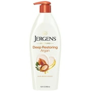 Jergens Deep Restoring Argan Oil Hand And Body Lotion, With Vitamin E, 16.8 Fl Oz
