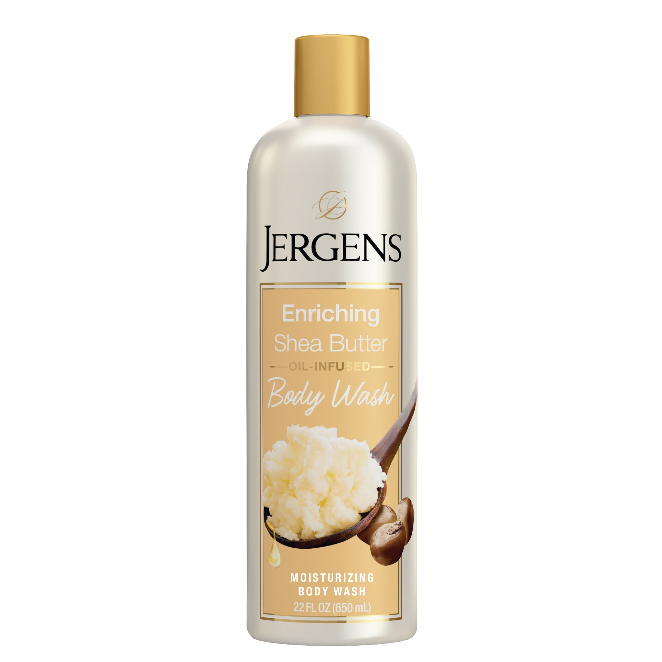 Jergens Enriching Shea Butter Paraben-Free Moisturizing Body Wash, 22 Fl Oz