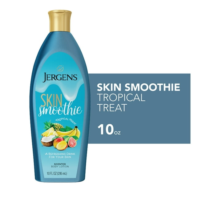 Jergens Hand and Body Lotion, Skin Smoothie Tropical Treat Scented Body