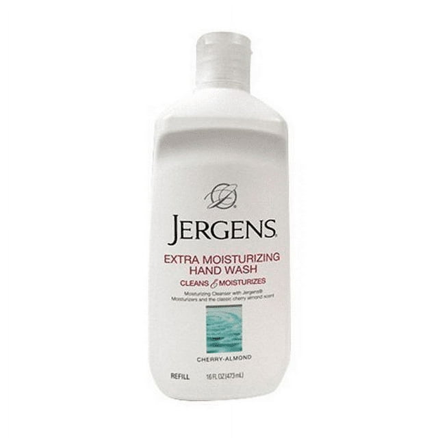 Jergens Moisturizing Liquid Hand Wash Classic Cherry Almond, 16 oz, 6