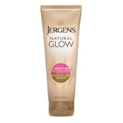 Jergens Natural Glow Daily Moisturizer Lotion, Medium to Deep Skin, Self Tanner, 7.5 fl oz