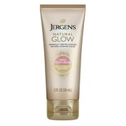 Jergens Natural Glow Daily Moisturizer Sunless Self Tanner Body Lotion, Fair To Medium, 2 Oz
