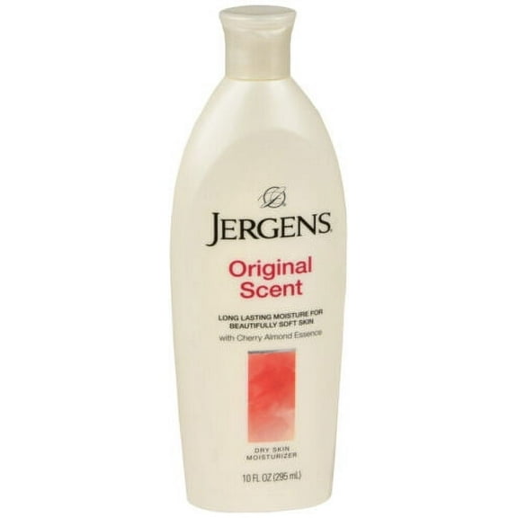 Jergens Original Moisturizes & Softens Body Lotion with Cherry Almond, 10 oz