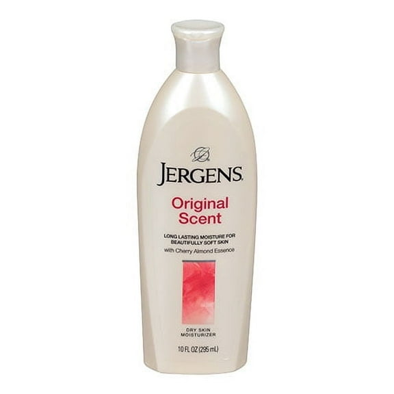 Jergens Original Scent Dry Skin Moisturizer with Cherry Almond Essence 10 oz (Pack of 3)