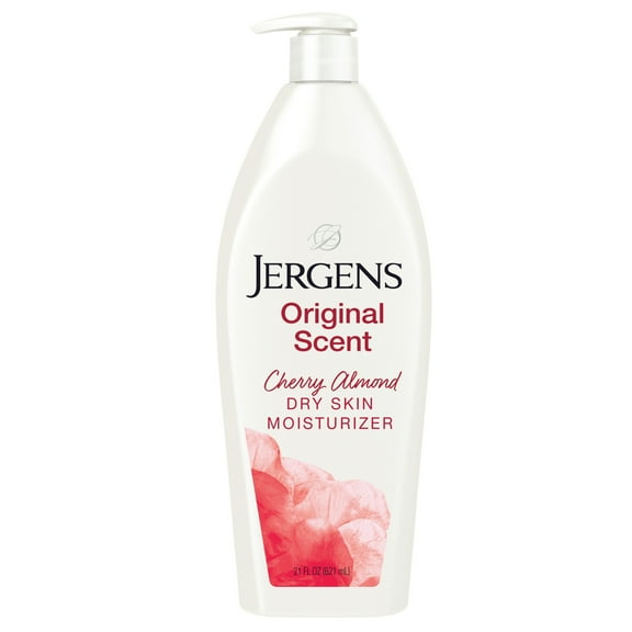 Jergens Original Scent With Cherry Almond Essence Dry Skin Lotion, 21 Oz