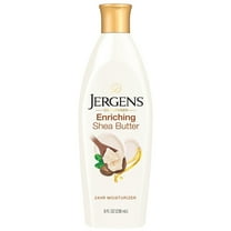 Jergens Shea Butter Hand and Body Lotion, Dry Skin Moisturizer, Dermatologist Tested, 8 oz