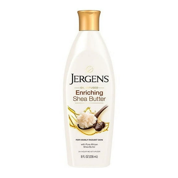 Jergens Shea Butter Skin Enriching Moisturizer, 8 Oz, 2 Pack