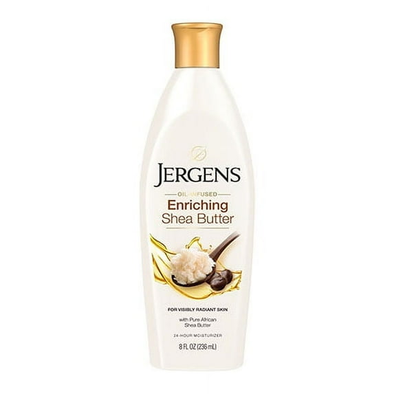 Jergens Shea Butter Skin Enriching Moisturizer, 8 Oz, 6 Pack