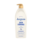 Jergens Skin Firming Body Lotion for Dry Skin, Moisturizer with Collagen, Elastin, 18.4 fl oz