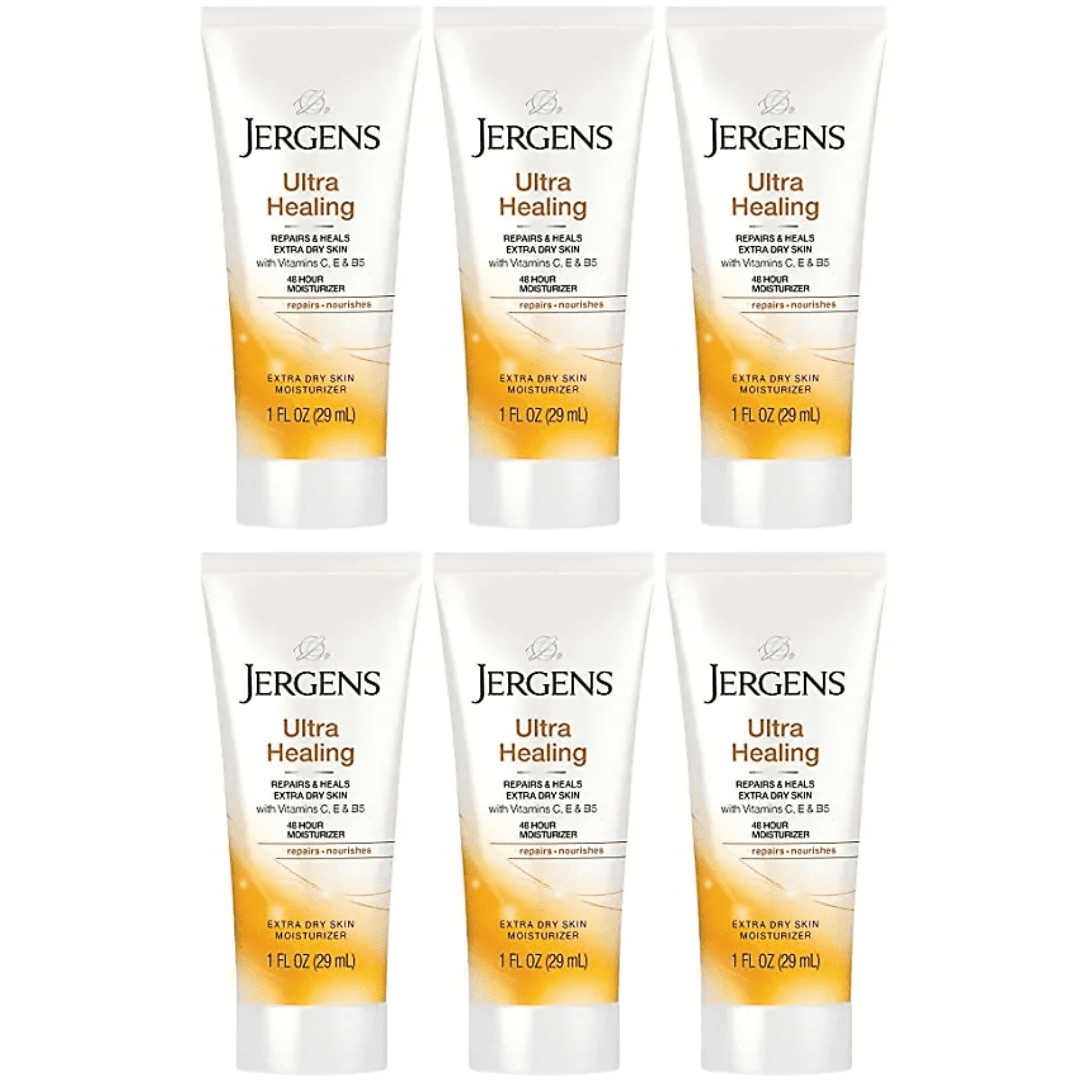 Jergens Ultra Healing Dry Skin Moisturizer, TSA Compliant Travel Size