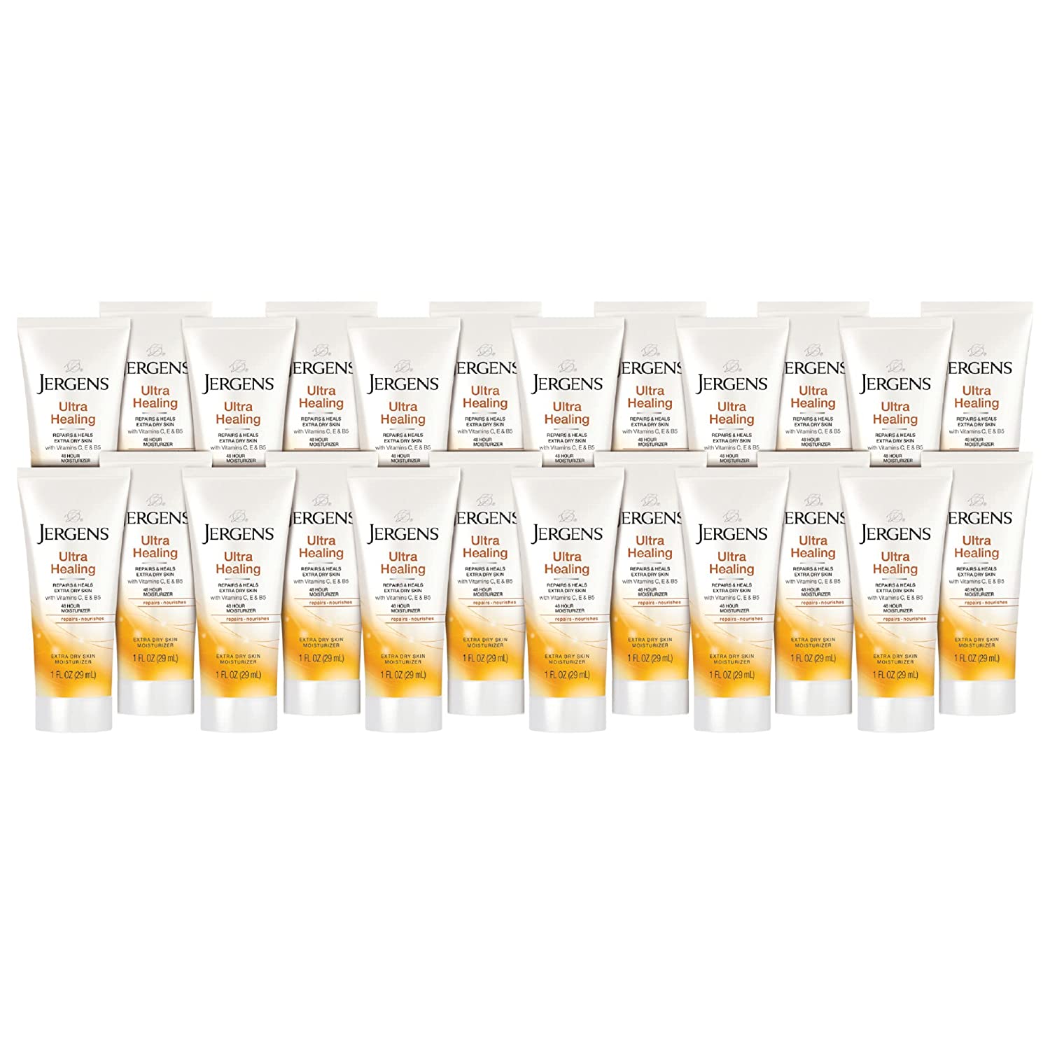 Jergens Ultra Healing Dry Skin Moisturizer, Travel Size Body and Hand