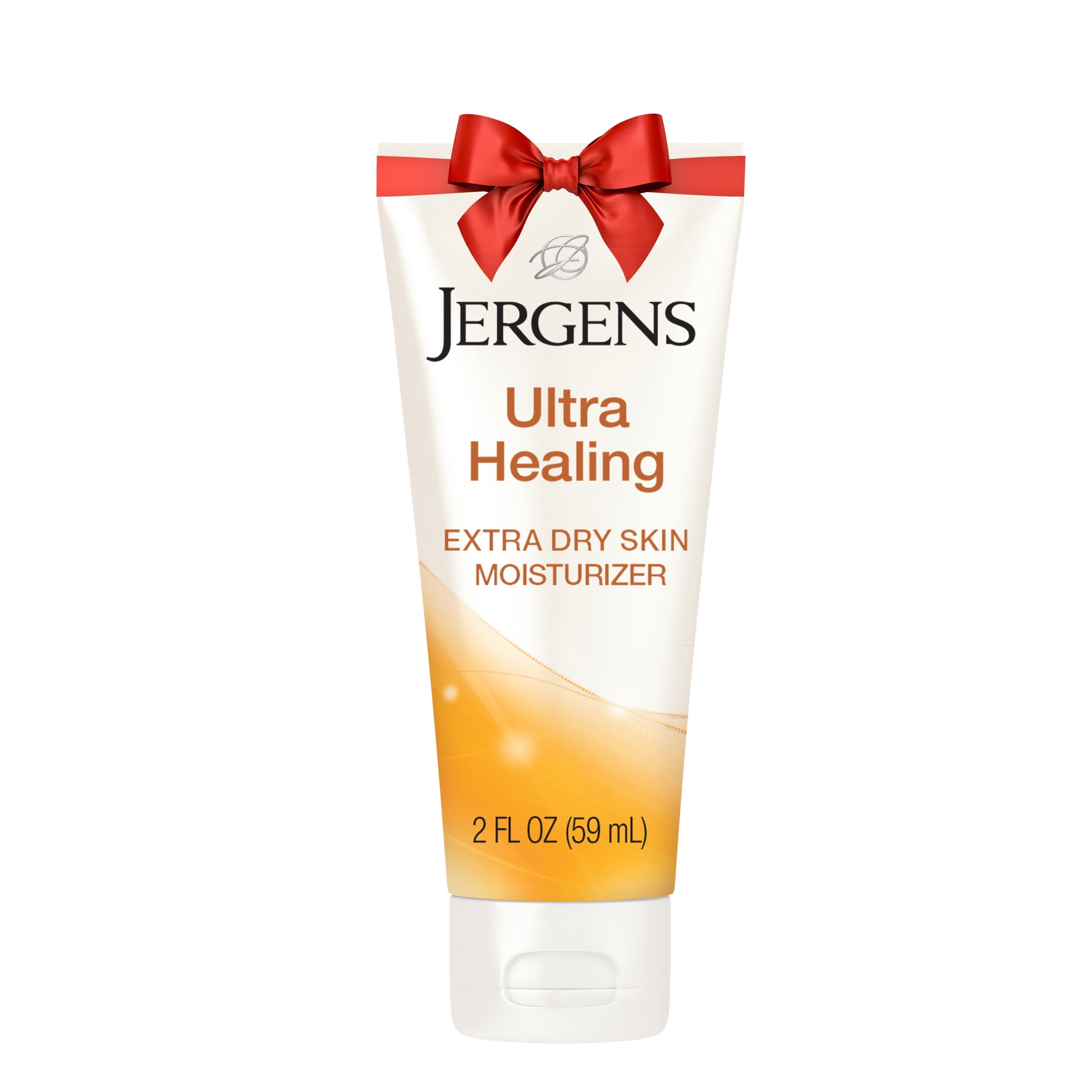 Jergens Ultra Healing Hand and Body Lotion Dry Skin Moisturizer, Vitamins C, E, B5, 2 oz